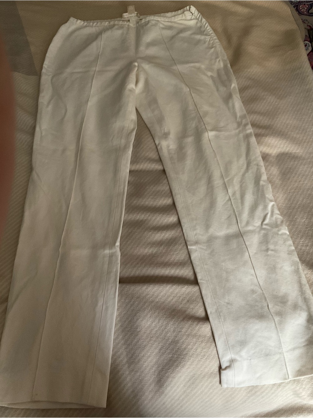 Michael Kors White Wide-Leg Women's Pants